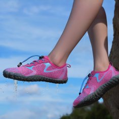 Nikcorp Dječje barefoot cipele za bosonogo hodanje, prozračne i fleksibilne, za planinarenje i vodu, protuklizni potplat, roze, vel. 33 EU