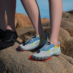 Nikcorp Dječje barefoot cipele za bosonogo hodanje, prozračne i fleksibilne za planinarenje, vodu i sport, vel. 32 EU, sive