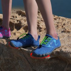 Nikcorp Dječje barefoot cipele za prirodno hodanje, prozračne i fleksibilne, za planinarenje i vodu, protuklizni potplat, plave, 32 EU