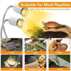 Nikcorp Set 4x grijaća žarulja za terarij 75W, UVA/UVB lampa za gmazove i vodozemce, E27 navoj, potiče sintezu D3 vitamina