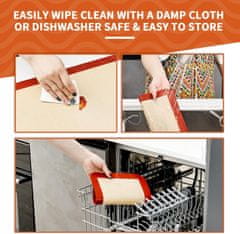 Nikcorp Silikonska podloga za pečenje 2 kom, neljepljiva površina za zdravije pečenje bez masnoće, višekratna, bez BPA, 29,5x42 cm