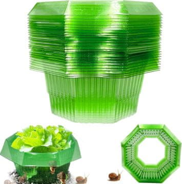 Nikcorp Pužomor zamka za puževe i puževe golaće, 20 komada, učinkovita zaštita za vrt i biljke, samoljepljiva bakrena traka