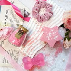 Nikcorp Poklon set za žene Pink Rose Spa za opuštanje, keramička šalica 400ml, mirisna svijeća, kugla i sol za kupanje, roza