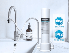 Nikcorp Sustav za filtriranje vode za slavinu za čistu i ukusnu vodu, smanjuje klor i teške metale, dugotrajni filter 6-12 mj