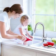 Nikcorp Sustav za filtriranje vode za slavinu za čistu i ukusnu vodu, smanjuje klor i teške metale, dugotrajni filter 6-12 mj