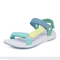 Nikcorp Ženske sandale za trekking, lagane i udobne, za planinarenje i vodu, s podesivim remenima na čičak, plave, vel. 37 EU