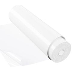 Nikcorp Samoljepljiva vinilna folija za dekoracije, sjajna i izdržljiva za DIY projekte, zidove, naljepnice, bijela 100x30 cm