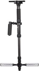 Nikcorp Stabilizator za kameru 3u1, monopod i stativ za VDSLR i fotoaparate, karbonska vlakna, nosivost 4,5 kg, crni
