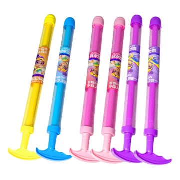 Nikcorp Set od 6 pištolja na vodu s efektom vatrometa za ljetnu zabavu, lagani raspršivač za plažu i vrt, višebojni