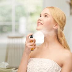 Nikcorp Set 6 staklenih bočica s raspršivačem za putovanja, višekratne, za parfeme i eterična ulja, s dodacima, smeđe, 10 ml