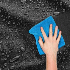 Nikcorp Vodootporna cerada za bicikl, zaštitna navlaka protiv kiše i prašine, s reflektorima i rupom za lokot, crna 200x70x110 cm