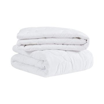 Nikcorp Cjelogodišnji poplun antialergijski, set 2 kom, super mekani i prozračni, Oeko-Tex certifikat, periv u perilici, bijeli, 220x240 cm