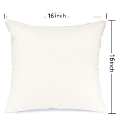 Nikcorp Božićne jastučnice set 4 kom, dekorativne navlake za ukrasne jastuke za dnevni boravak, spavaću sobu, bijele 40x40 cm