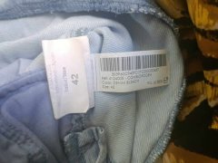 Nikcorp Ženski kombinezon bez rukava, lagan i prozračan za ljeto, udoban kroj za slobodu kretanja, plavi, veličina 42