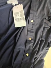 Nikcorp Ženski kombinezon kratkih rukava, udoban i lagan za ljeto, prozračan materijal, ležerni kroj, tamnoplavi, XL