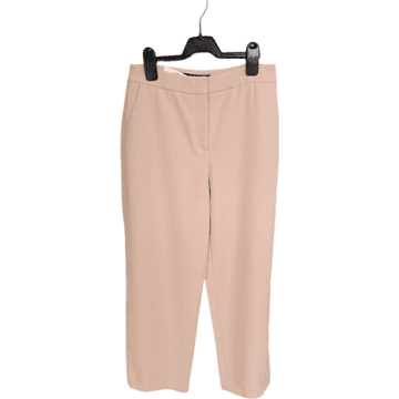 Nikcorp Ženske hlače elegantne bež, udobne i rastezljive za svaki dan, klasičan kroj za posao i slobodno vrijeme, veličina 36