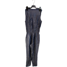 Nikcorp Ženski kombinezon bez rukava za ljeto, udoban i prozračan, elegantan za izlaske i putovanja, plavi, veličina 36