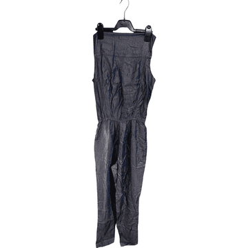 Nikcorp Ženski kombinezon bez rukava za ljeto, udoban i prozračan, elegantan za izlaske i putovanja, plavi, veličina 36