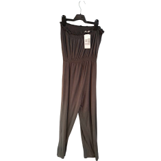 Nikcorp Ženski kombinezon bez rukava, lagan i prozračan za ljeto, udoban kroj za slobodu kretanja, elegantan i casual, crni 34