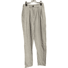 Nikcorp Ženske hlače elegantne i udobne, klasičan kroj za posao i svaki dan, pamučne, crno-bijele, veličina 38