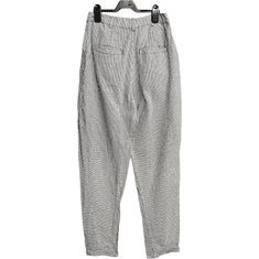 Nikcorp Ženske hlače elegantne i udobne, klasičan kroj za posao i svaki dan, pamučne, crno-bijele, veličina 38