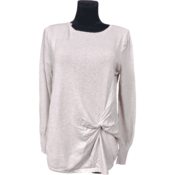 Nikcorp Ženska majica dugih rukava za cjelodnevnu udobnost, prozračna i mekana, klasični kroj za posao i slobodno vrijeme, bijela, 44