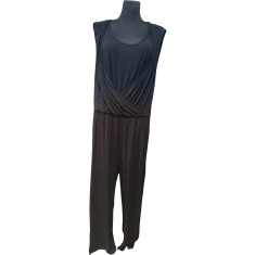 Nikcorp Ženski kombinezon bez rukava, lagan i prozračan za ljeto, udoban kroj za slobodu kretanja, elegantan i ležeran, crni S