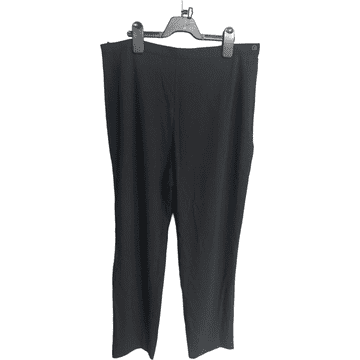 Nikcorp Ženske hlače elegantne i udobne, klasičan kroj za posao i svaki dan, rastezljive i prozračne, crne, veličina 44