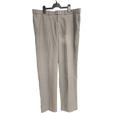 Nikcorp Muške hlače elegantne i udobne, prozračna tkanina za cjelodnevnu udobnost, univerzalni kroj, sive, veličina 48