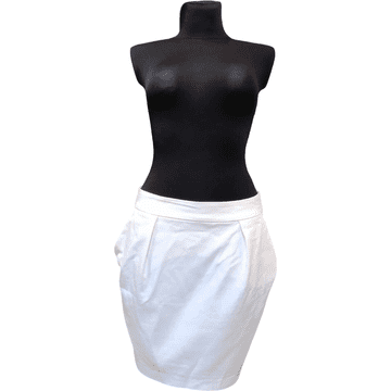 Nikcorp Midi suknja udobna i prozračna, elegantan kroj za svaki dan, lagani materijal za toplo vrijeme, bijela, veličina L