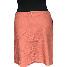 Nikcorp Midi suknja od lana i viskoze za udobnost i eleganciju, prozračna i lagana za tople dane, narančasta, veličina 38