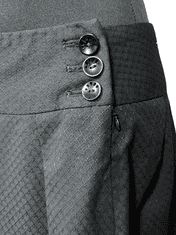 Nikcorp Midi suknja udobna i elegantna za svaki dan, prozračni materijal za ljeto, lepršavi kroj, crna, veličina 40