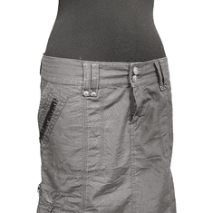 Nikcorp Midi suknja od pamuka za elegantan i udoban stil, prozračna i lagana za ljeto i svaki dan, siva, veličina 38