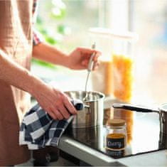 Nikcorp Set staklenki 12 komada za začine s plutenim čepom, naljepnice i kreda marker, za organizaciju kuhinje, 150 ml