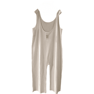 Nikcorp Ženski kombinezon bez rukava, lagan i prozračan za ljeto, udoban kroj za slobodu kretanja, elegantan i casual stil, bijeli XL