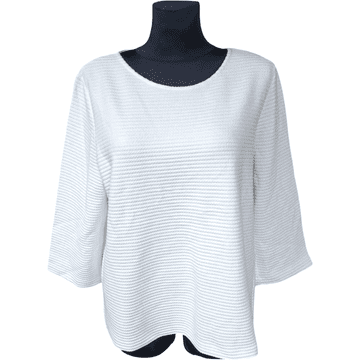 Nikcorp Ženska majica dugih rukava za cjelodnevnu udobnost, prozračna i mekana, klasični kroj za posao i slobodno vrijeme, bijela, 42