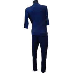 Nikcorp Kombinezon kratkih rukava za žene, udoban i lagan za ljeto, prozračni materijal, ležerni kroj, tamnoplavi, vel. 36/38