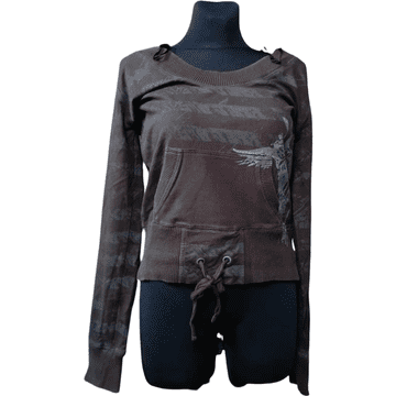 Nikcorp Ženska majica s kapuljačom, topla i udobna, pamučna, za svakodnevno nošenje i slobodno vrijeme, smeđa, veličina M