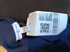 Nikcorp Kombinezon kratkih rukava za žene, udoban i lagan za ljeto, prozračni materijal, ležerni kroj, tamnoplavi, vel. 36/38