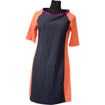 Nikcorp Haljina do koljena udobna i prozračna za ljeto, elegantan kroj za svaki dan, izdržljiva tkanina, crna, veličina S