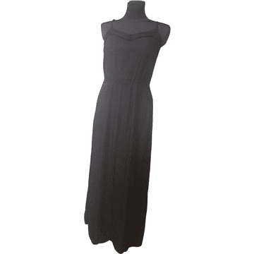 Nikcorp Elegantna midi haljina za žene, udobna i prozračna za svaki dan, ležerni i svečani stil, crna, veličina 36