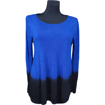 Nikcorp Ženski pulover od viskoze, topao i udoban za jesen i zimu, elegantan i mekan za posao i svaki dan, plavi, veličina 44