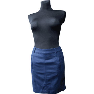 Nikcorp Midi suknja od pamuka za cjelodnevnu udobnost, elegantna i prozračna za posao i slobodno vrijeme, tamnoplava, vel. 32