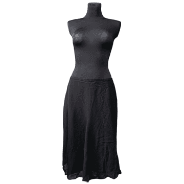 Nikcorp Dugačka maksi suknja od viskoze, elegantna i udobna za svaki dan, lepršavi A-kroj za slobodu kretanja, crna, veličina 44