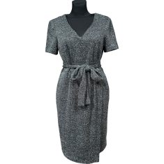 Nikcorp Haljina do koljena udobna i prozračna, elegantan kroj za ljeto i svaki dan, izdržljiva tkanina, crna, veličina 42