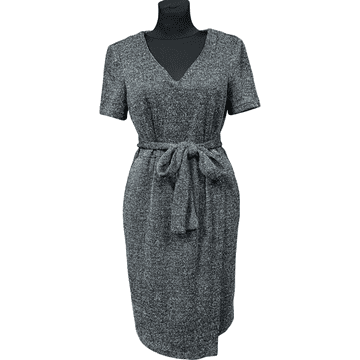 Nikcorp Haljina do koljena udobna i prozračna, elegantan kroj za ljeto i svaki dan, izdržljiva tkanina, crna, veličina 42