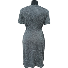 Nikcorp Haljina do koljena udobna i prozračna, elegantan kroj za ljeto i svaki dan, izdržljiva tkanina, crna, veličina 42