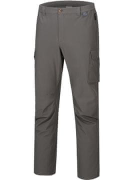 Nikcorp Muške planinarske hlače vodootporne i prozračne za trekking, rastezljive s džepovima, sive, veličina M