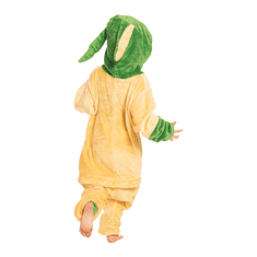 Nikcorp Dječja pidžama kigurumi Yoda Star Wars, jednodijelni kombinezon za spavanje i igru, mekani materijal, žuta, 115-125 cm