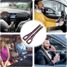Nikcorp Organizator za auto sjedala, 2 kom, smeđi, 41x6,5 cm, punilo za prostor između sjedala, sprječava ispadanje predmeta